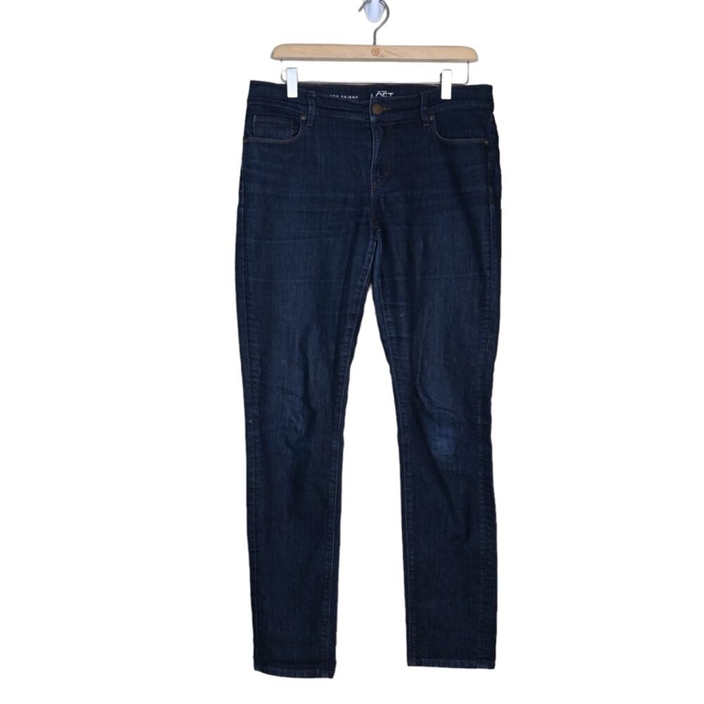 LOFT Womens 29/8 Dark Wash Modern Skinny Jean